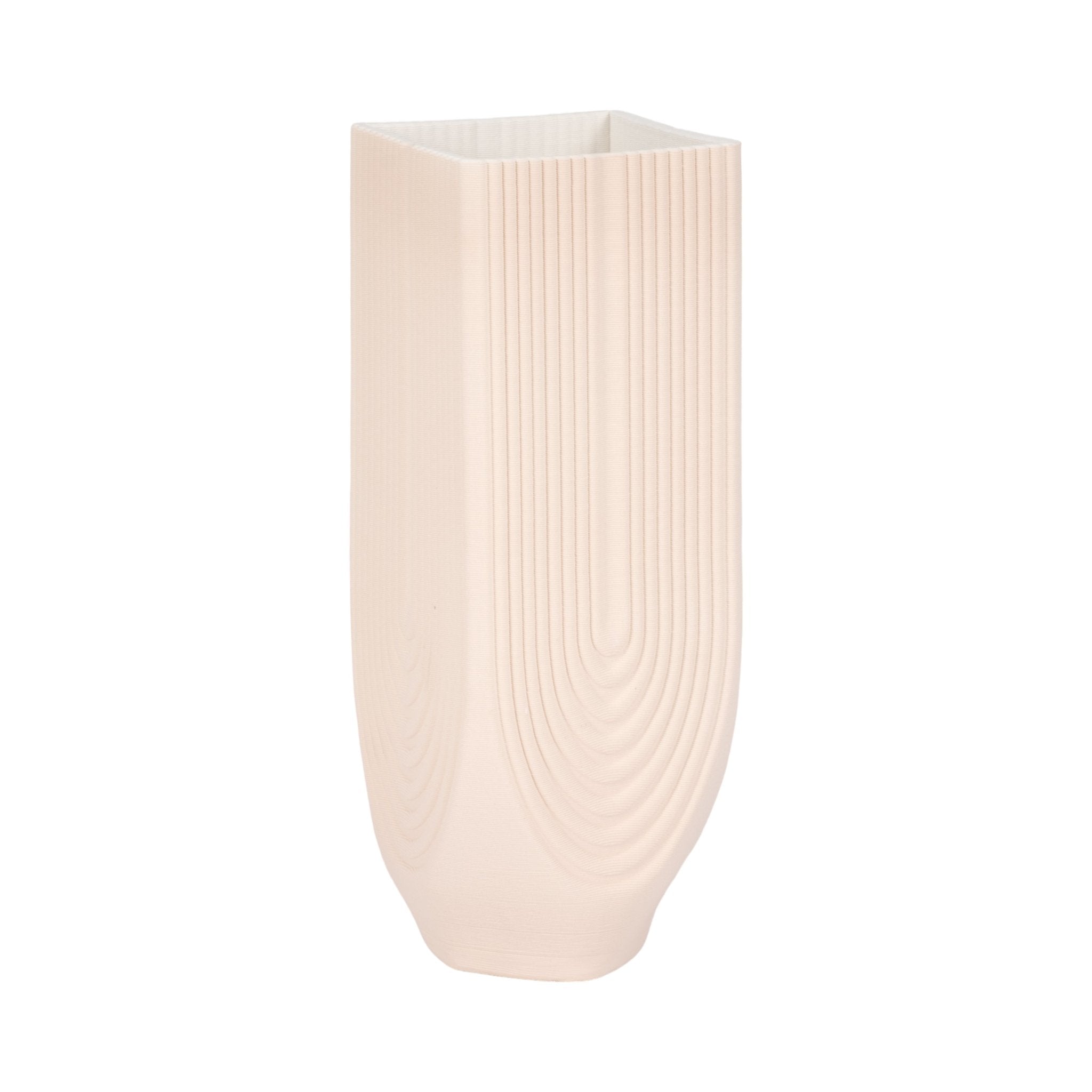 CORSICA 3D PRINTED VASE, ROSE SMOKE Vases and Jars| Sagebrook Home