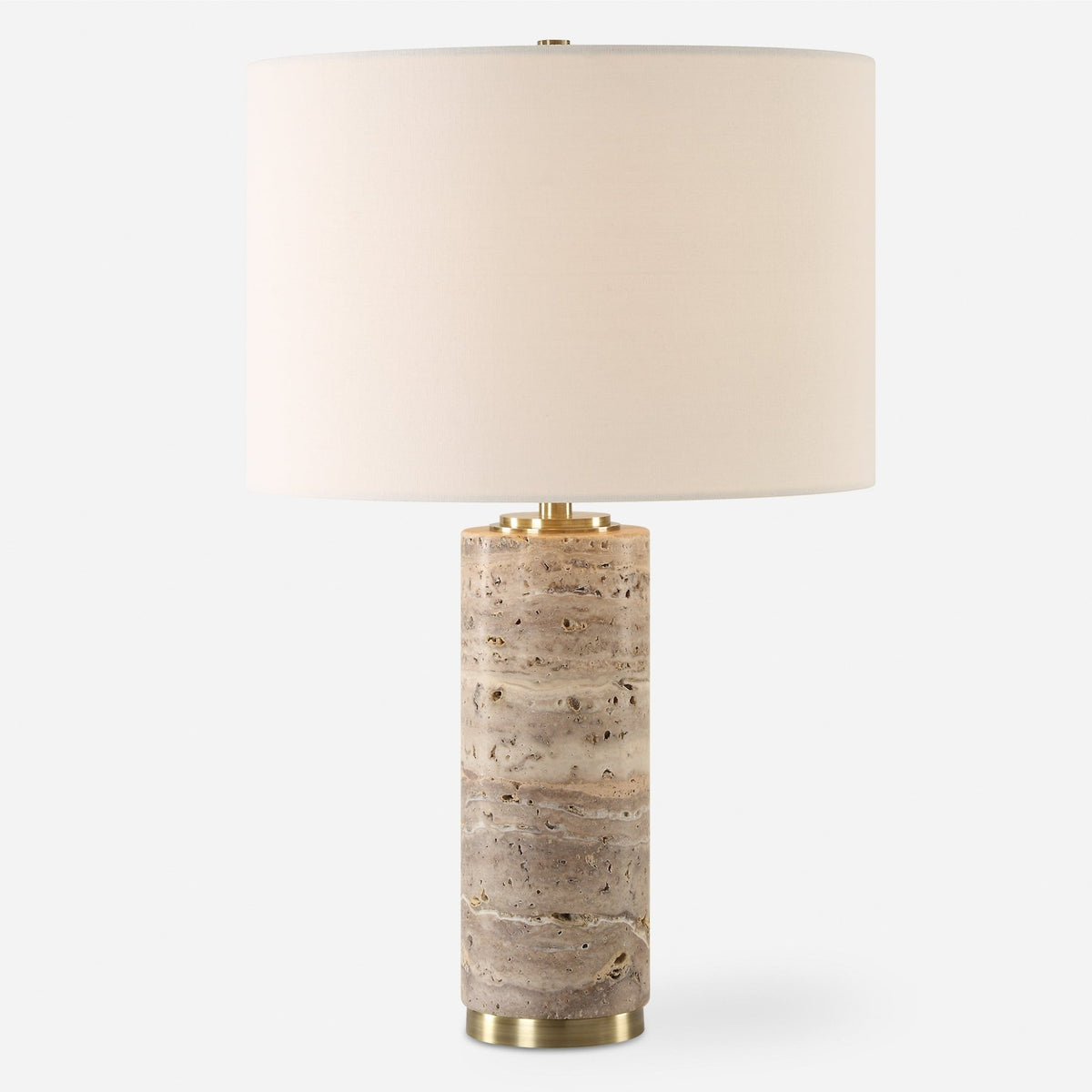 Cortado Travertine Table Lamp Table Lamps| Uttermost
