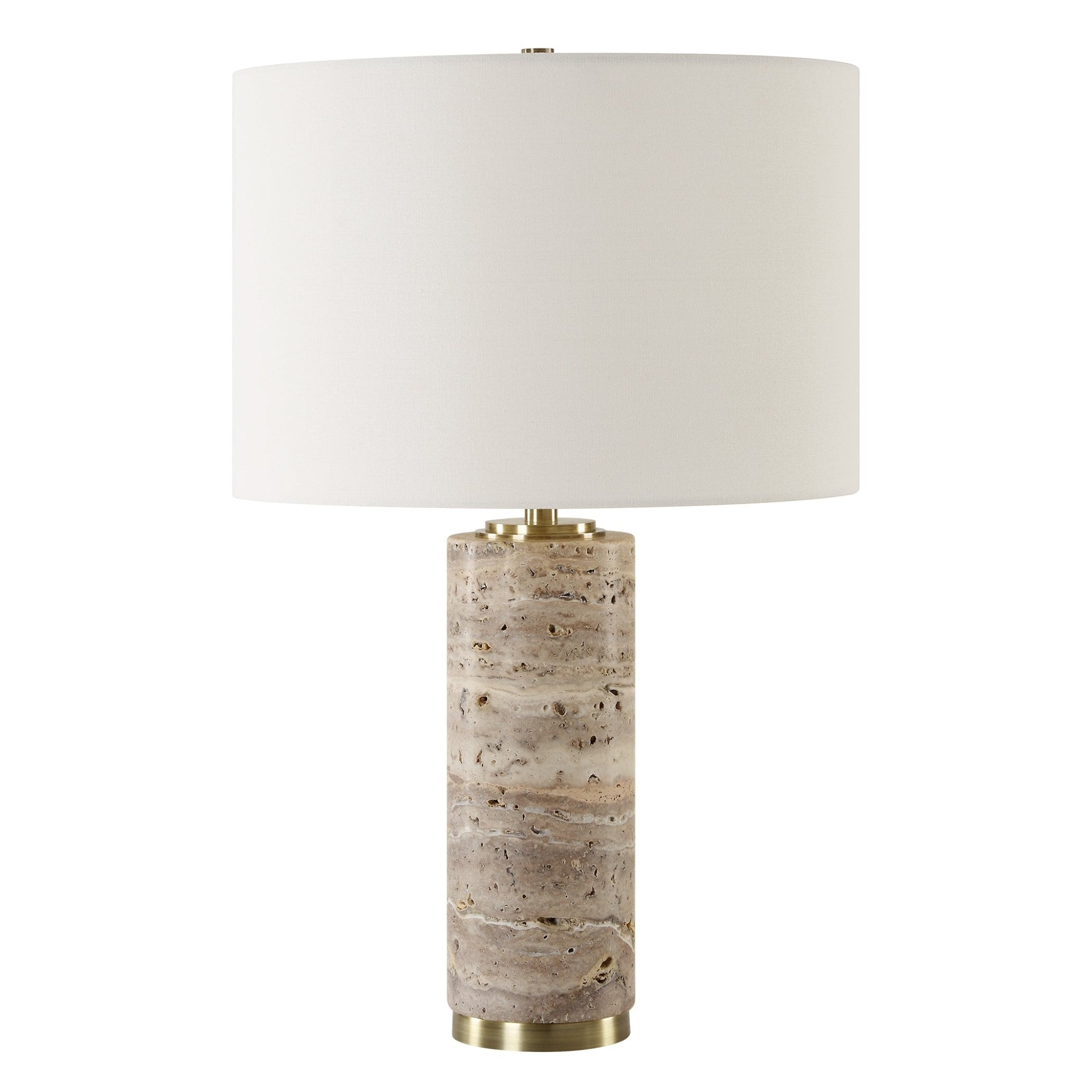 Cortado Travertine Table Lamp Table Lamps| Uttermost