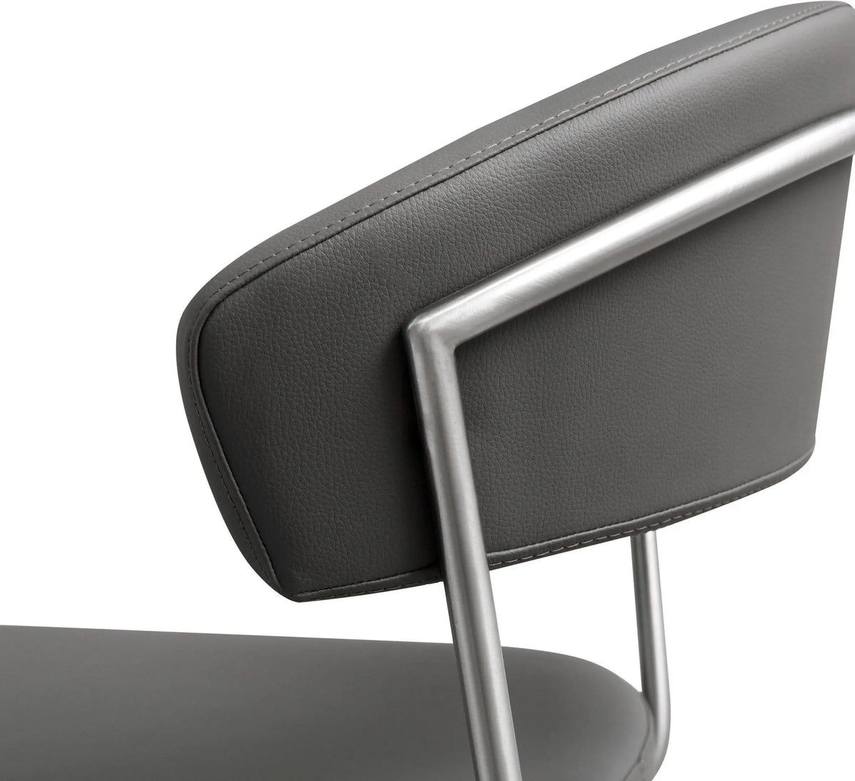 Cosmo Grey Steel Barstool Counter Stools| TOV