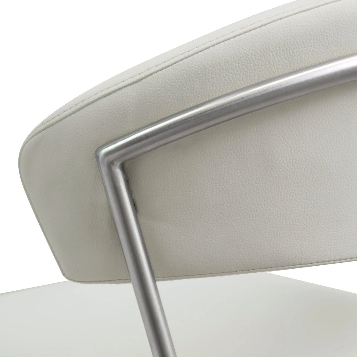 Cosmo Light Grey Steel Barstool Counter Stools| TOV