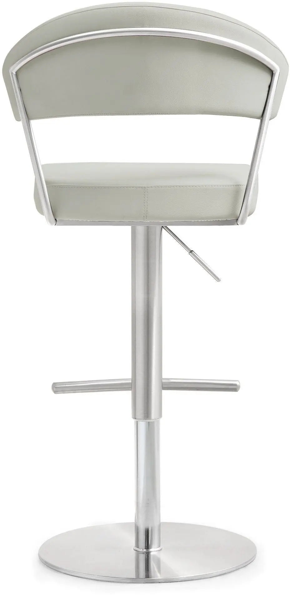 Cosmo Light Grey Steel Barstool Counter Stools| TOV