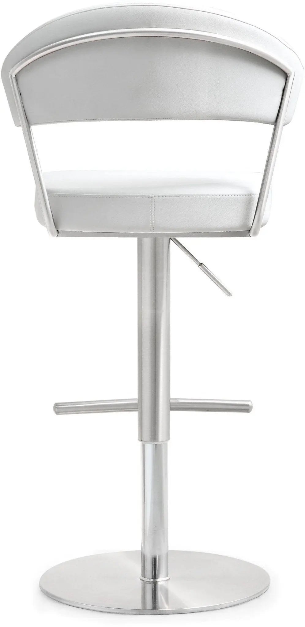 Cosmo White Steel Barstool Counter Stools| TOV