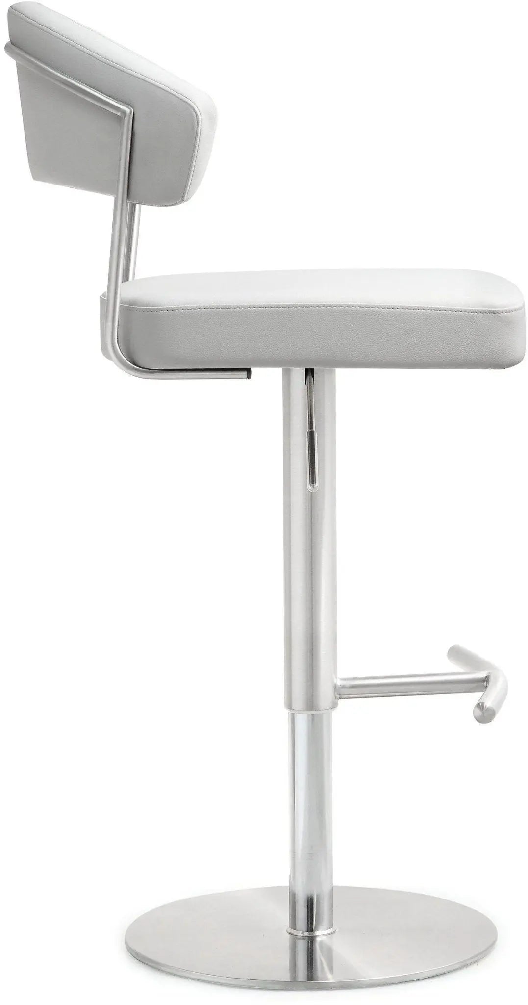 Cosmo White Steel Barstool Counter Stools| TOV