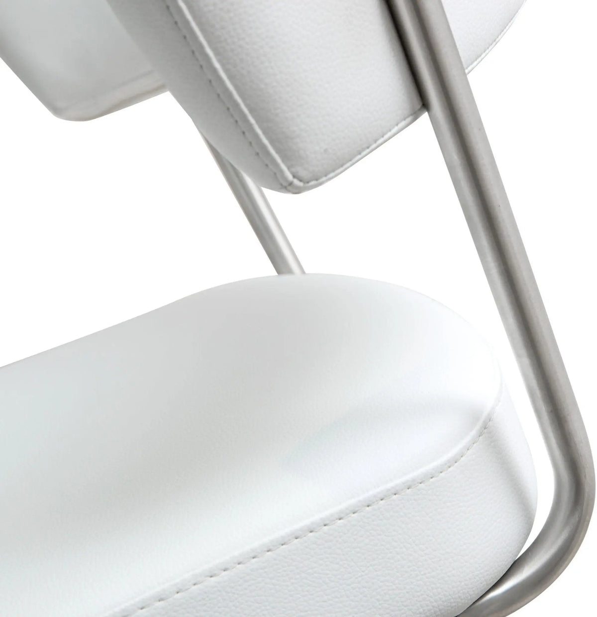 Cosmo White Steel Barstool Counter Stools| TOV