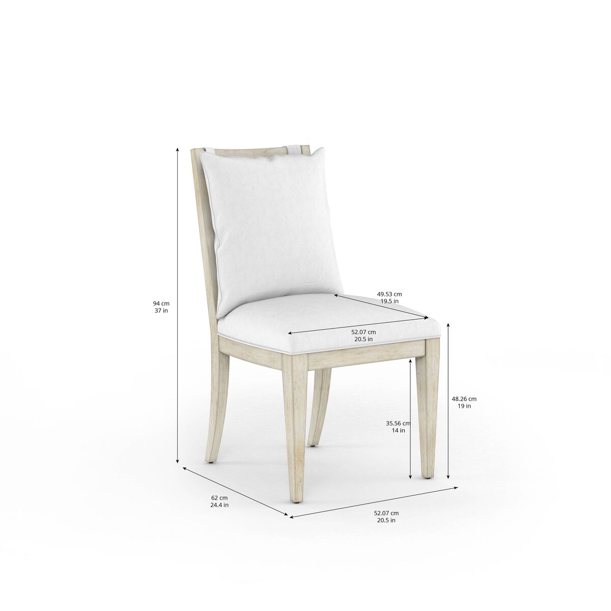 Cotiere Side Chair Chairs| A.R.T. Furniture