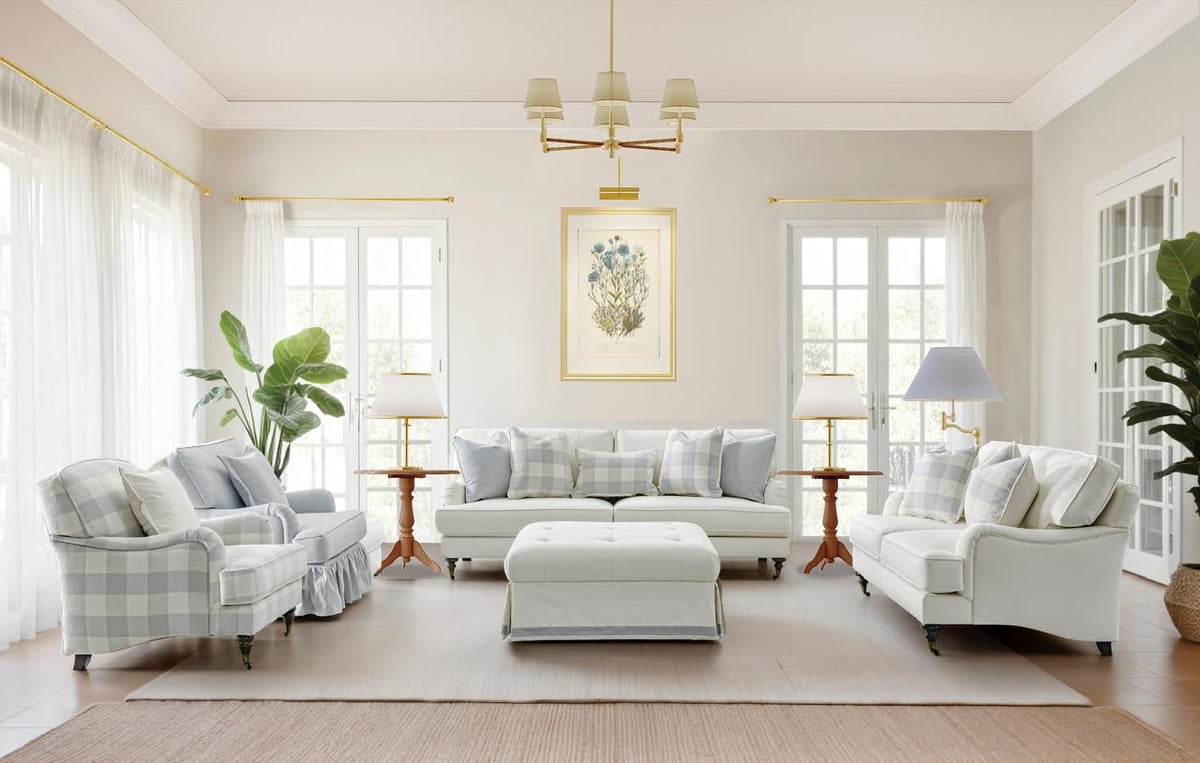 Cottage Calm by Noof Alaboudi Ottoman Ottomans| Roots Furniture