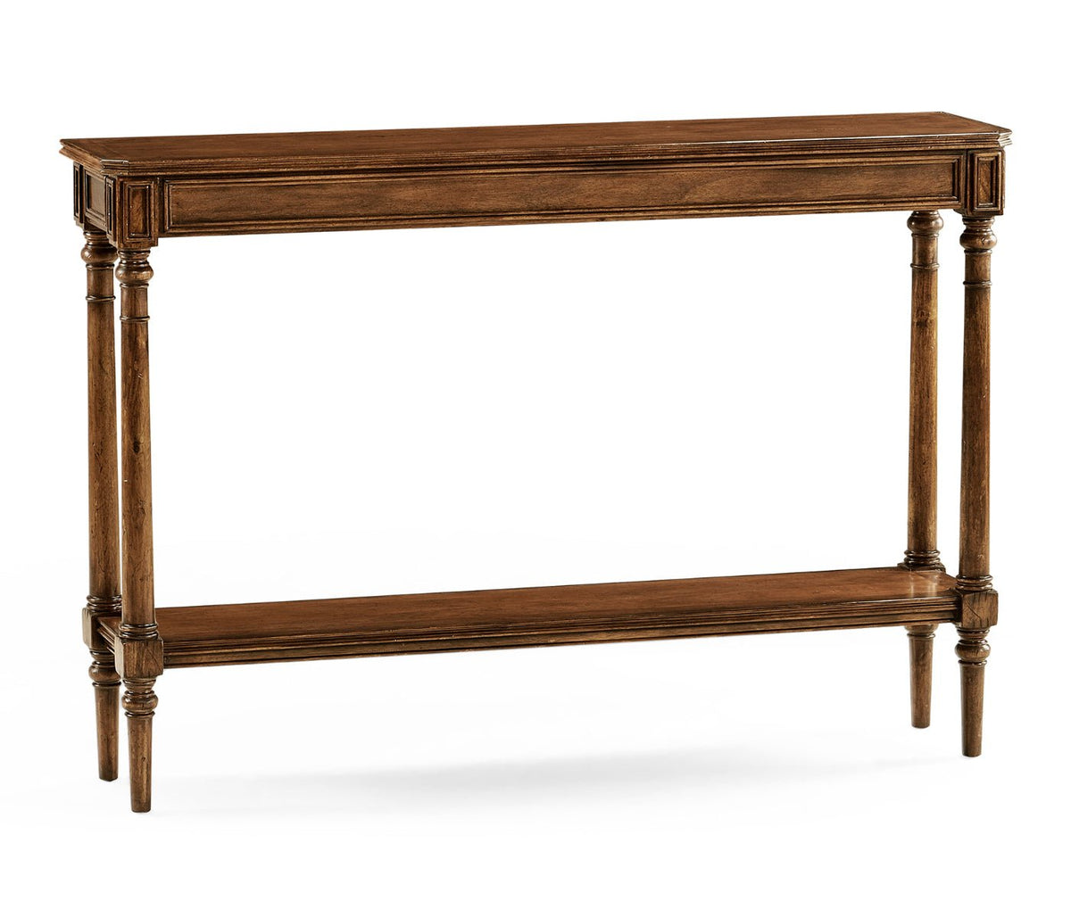 Country Farmhouse Collection - Country living style narrow walnut console Consoles & Sideboards| Jonathan Charles