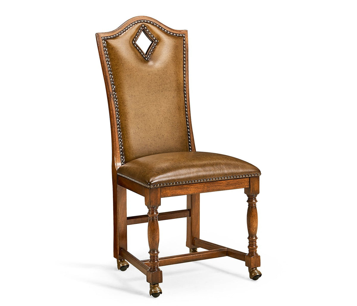 Country Farmhouse Collection - High Back Playing Card "Diamond" Side Chair Dining Chairs| Jonathan Charles