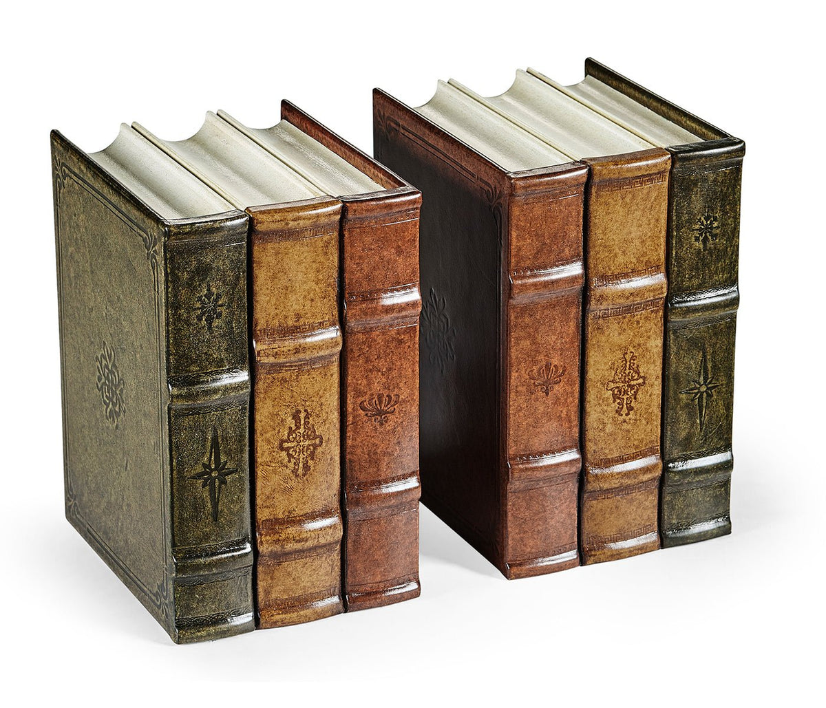 Country Farmhouse Collection - Pair of Faux Bookends Ground Decors| Jonathan Charles