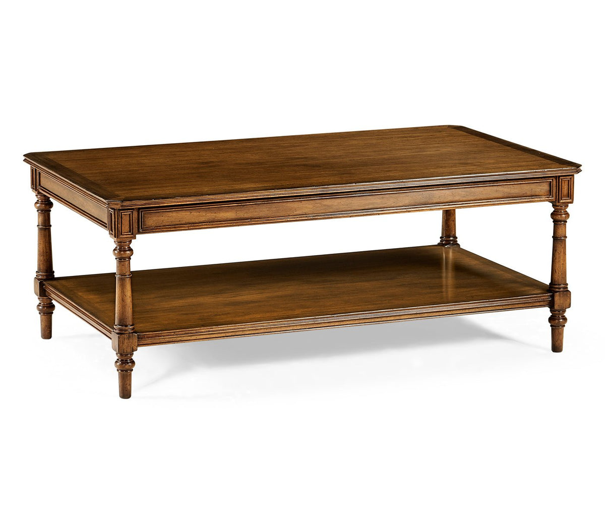 Country Farmhouse Collection - Victorian style walnut coffee table Coffee Tables| Jonathan Charles