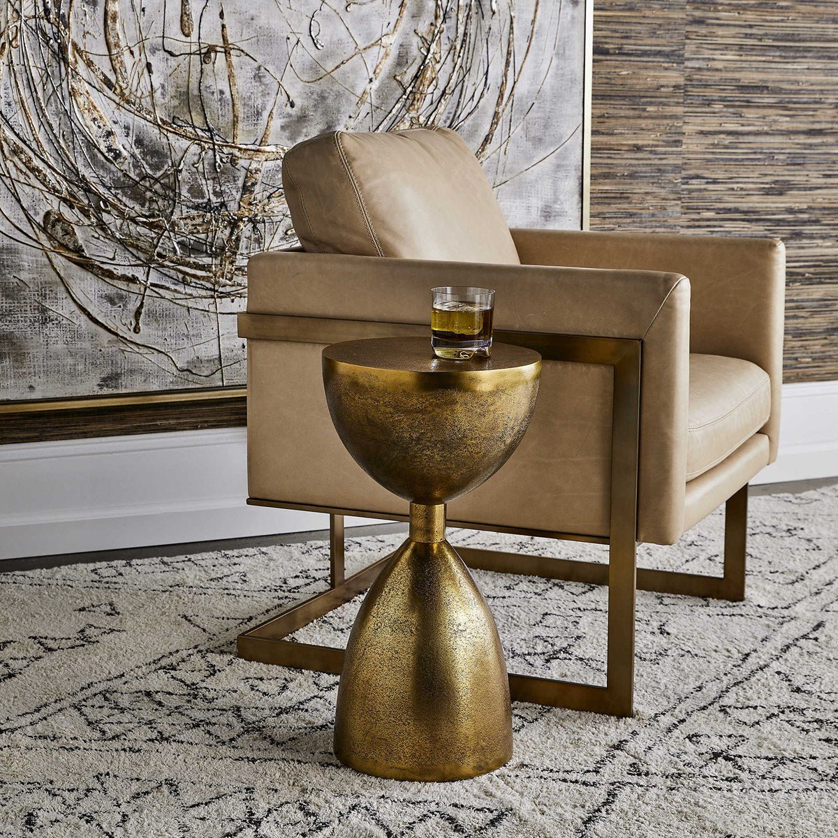 Coup Side Table Accent & End Tables| Uttermost