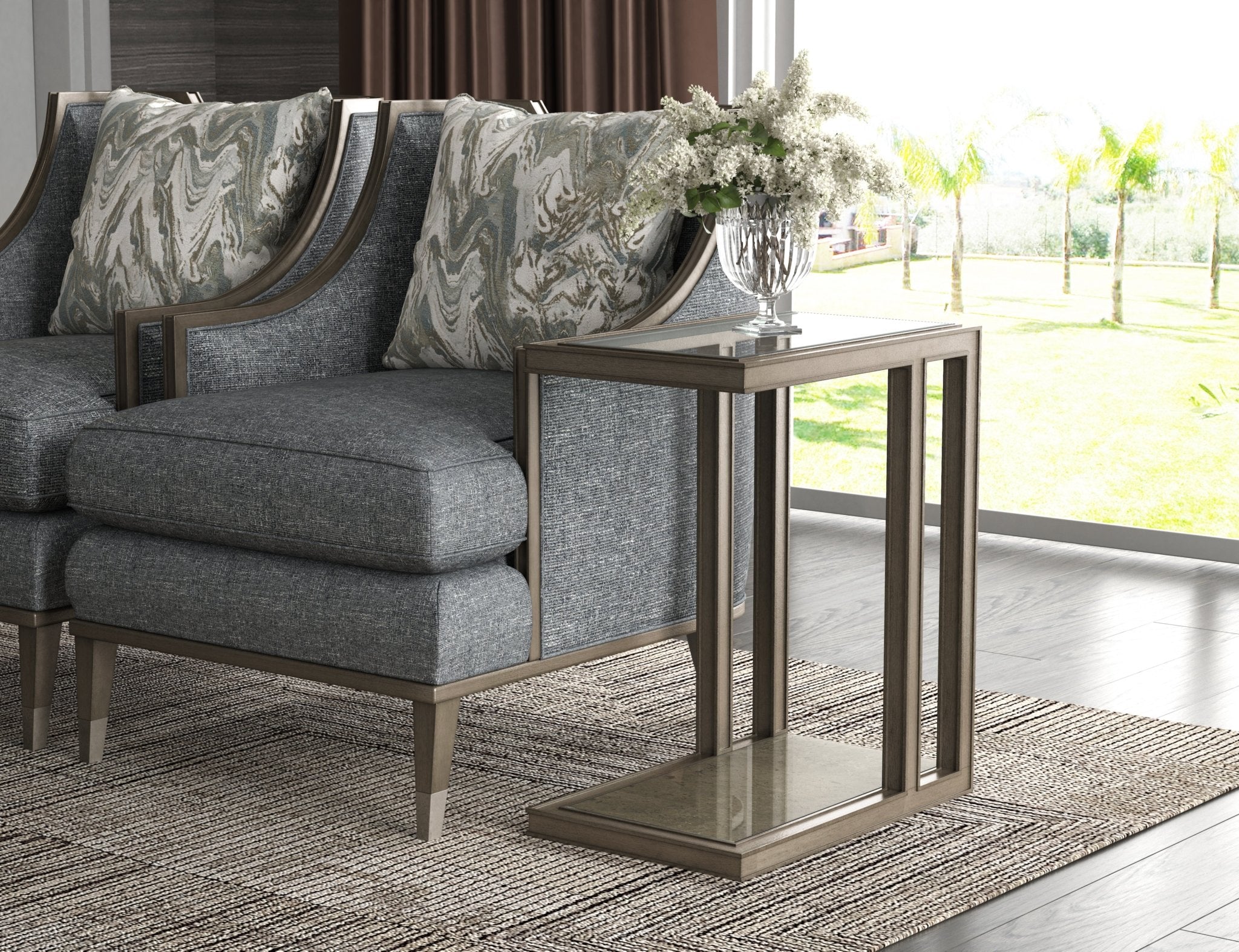 Cove Chairside Table Accent & End Tables| A.R.T. Furniture
