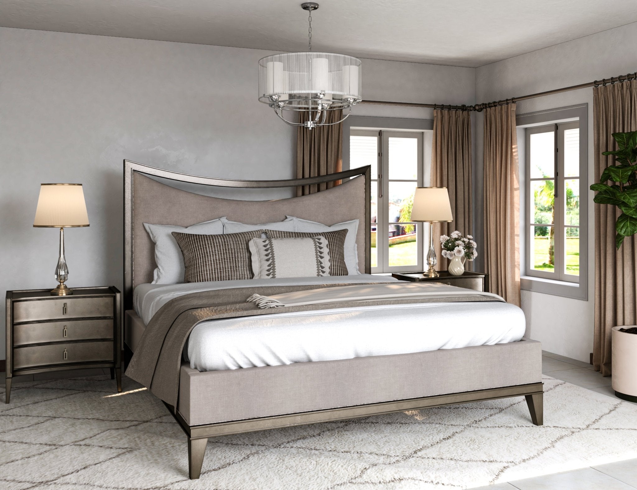Cove Queen Upholstered Beds Beds| A.R.T. Furniture