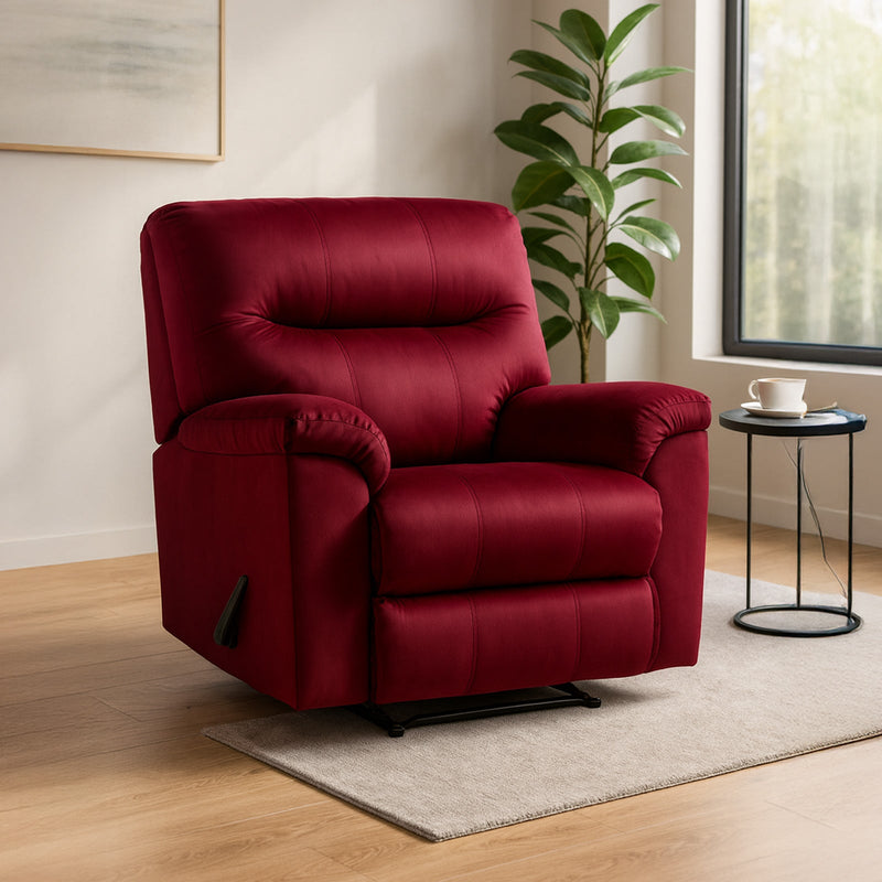 Cozy Cloud | Velvet Classic Recliner Chair - Al Rugaib Furniture