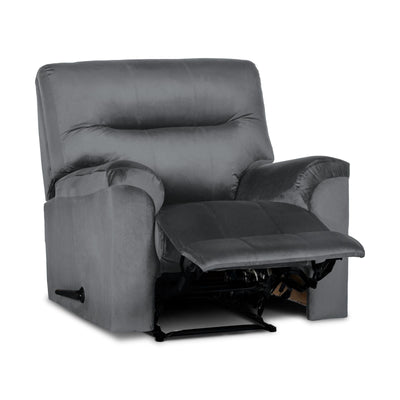 Cozy Cloud | Velvet Rocking & Rotating Recliner Chair - Al Rugaib Furniture