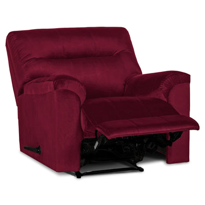 Cozy Cloud | Velvet Rocking & Rotating Recliner Chair - Al Rugaib Furniture