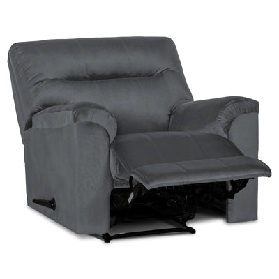 Cozy Cloud | Velvet Rocking & Rotating Recliner Chair - Al Rugaib Furniture