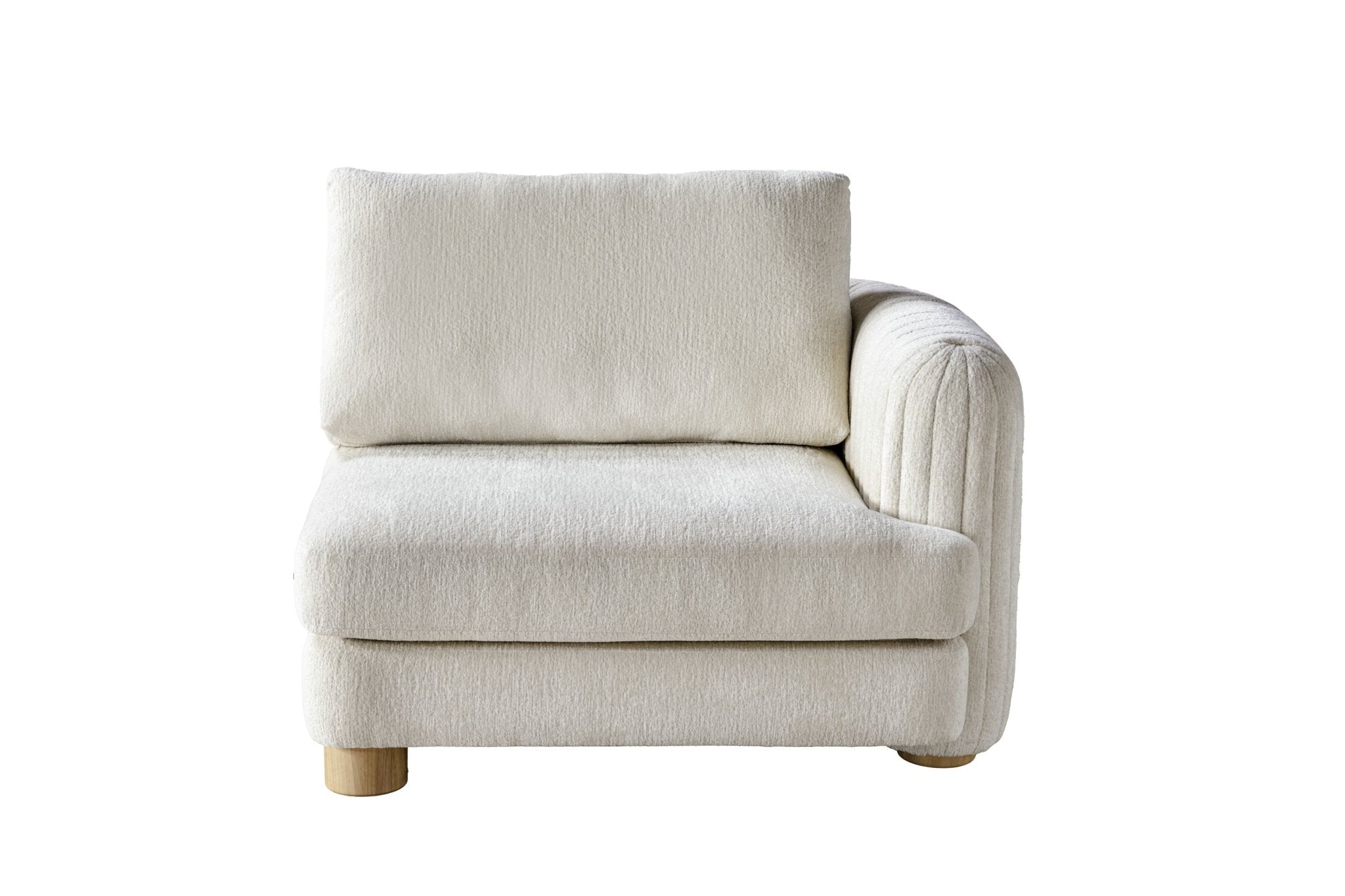 Cozy Cove Beige Right Arm Facing Chair W116 Sectionals| Roots Furniture