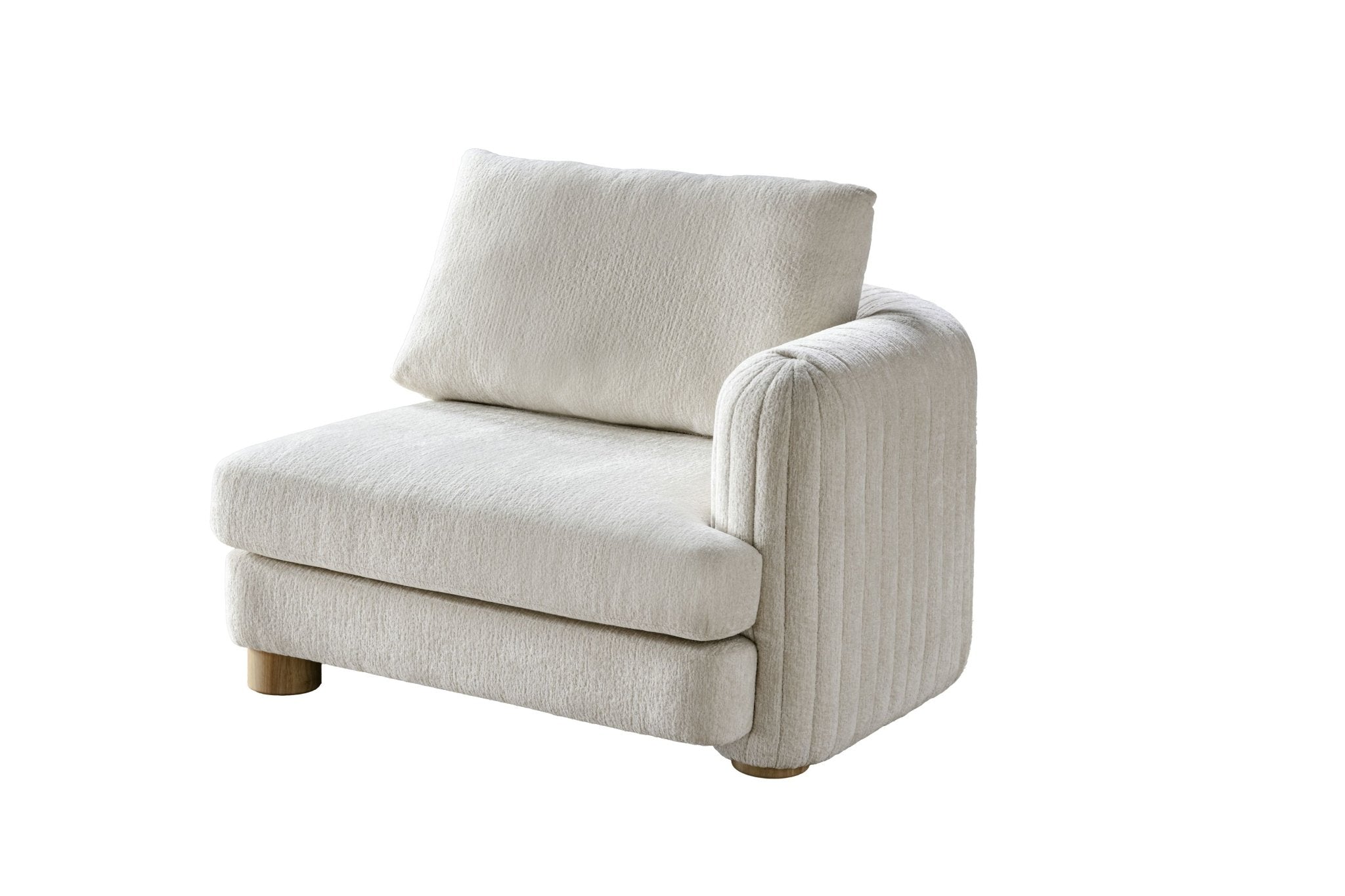 Cozy Cove Beige Right Arm Facing Chair W116 Sectionals| Roots Furniture