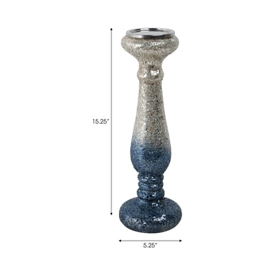 CRACKLED CANDLE HOLDER - Al Rugaib Furniture