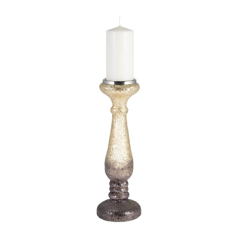 CRACKLED CANDLE HOLDER - Al Rugaib Furniture