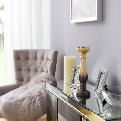 CRACKLED CANDLE HOLDER - Al Rugaib Furniture