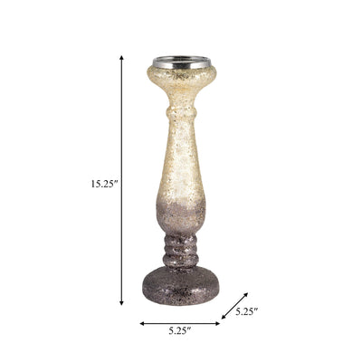 CRACKLED CANDLE HOLDER - Al Rugaib Furniture