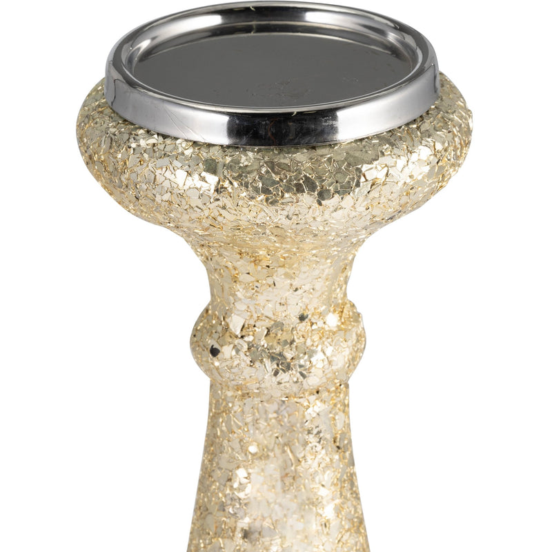 CRACKLED CANDLE HOLDER - Al Rugaib Furniture