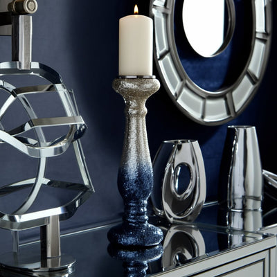 CRACKLED CANDLE HOLDER - Al Rugaib Furniture