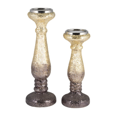 CRACKLED CANDLE HOLDER - Al Rugaib Furniture