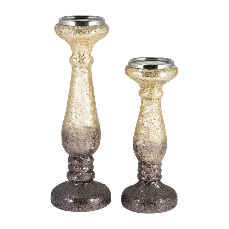 CRACKLED CANDLE HOLDER - Al Rugaib Furniture
