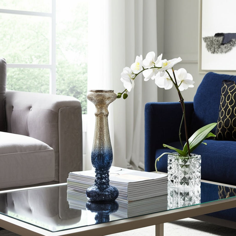 CRACKLED CANDLE HOLDER - Al Rugaib Furniture