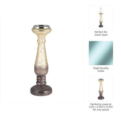 CRACKLED CANDLE HOLDER - Al Rugaib Furniture