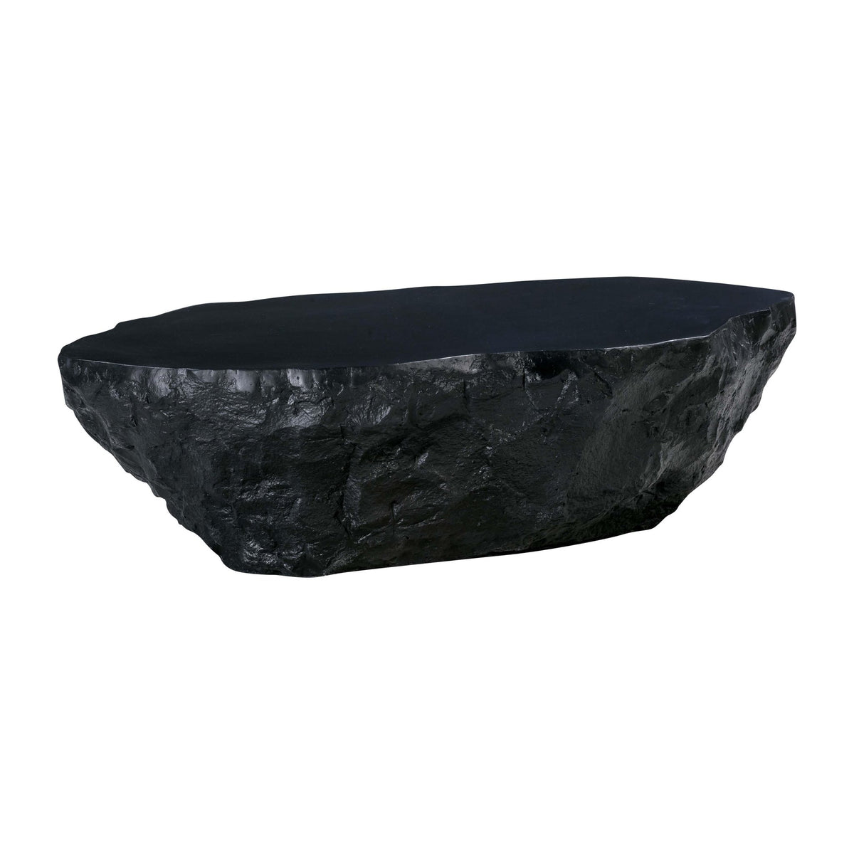 Crag Black Concrete Coffee Table Coffee Tables| TOV