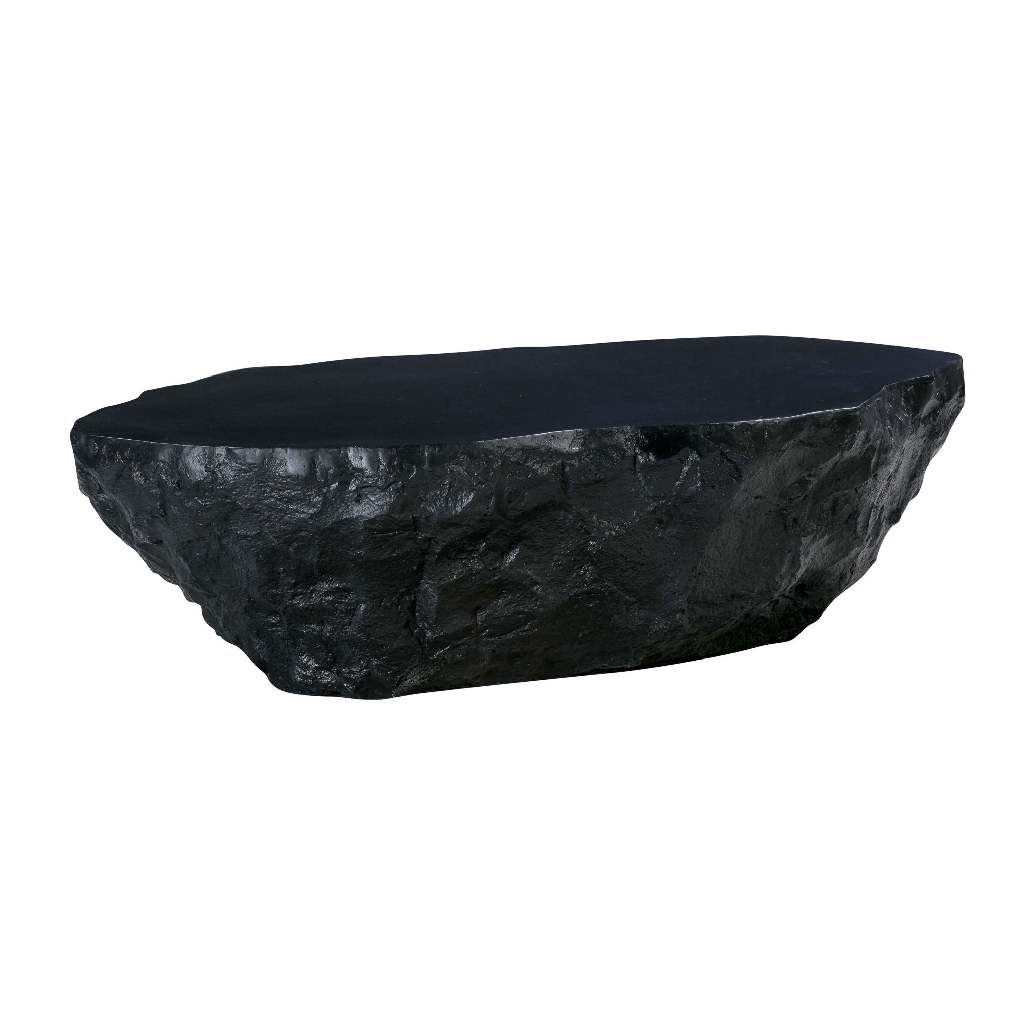 Crag Black Concrete Coffee Table Coffee Tables| TOV