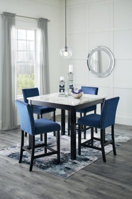 Cranderlyn Counter Height Dining Table and Bar Stools (Set of 5) - Al Rugaib Furniture