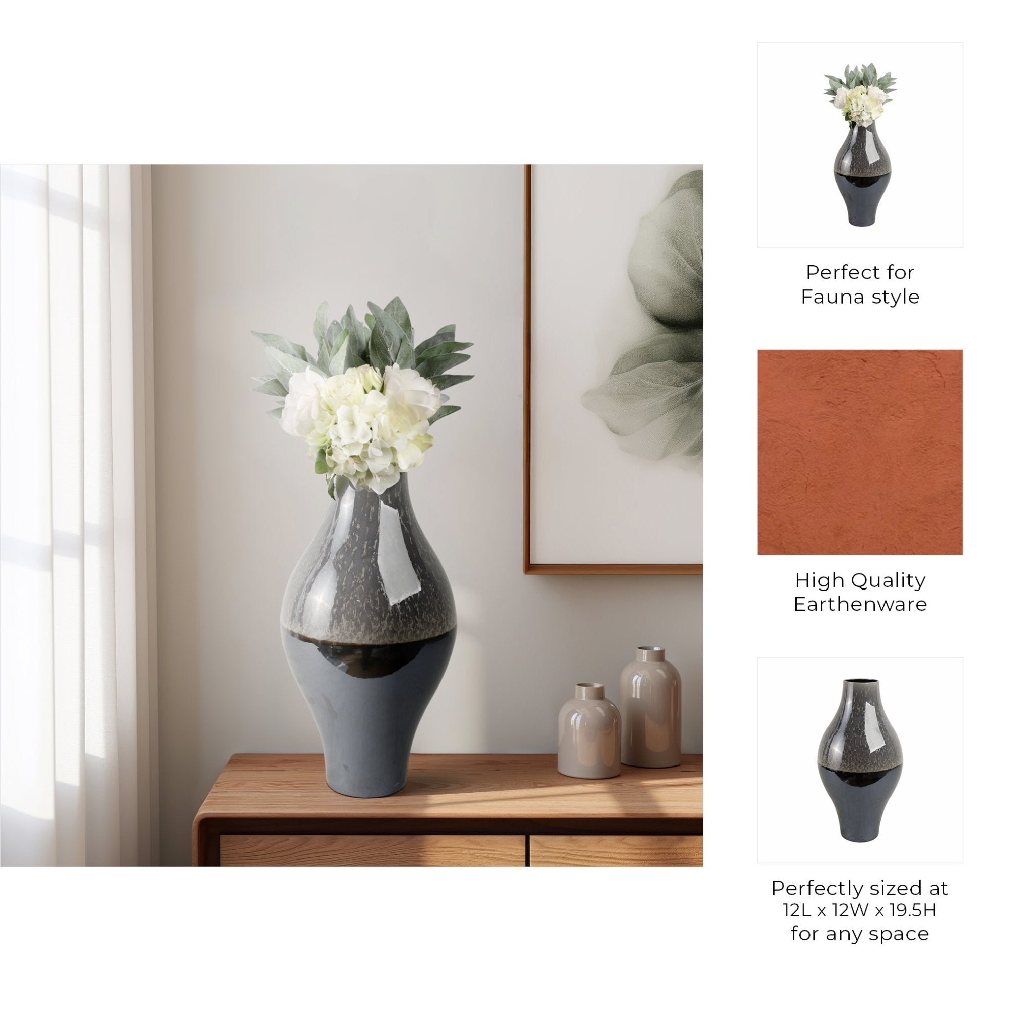 Crato Portugal Vase Vases and Jars| Sagebrook Home