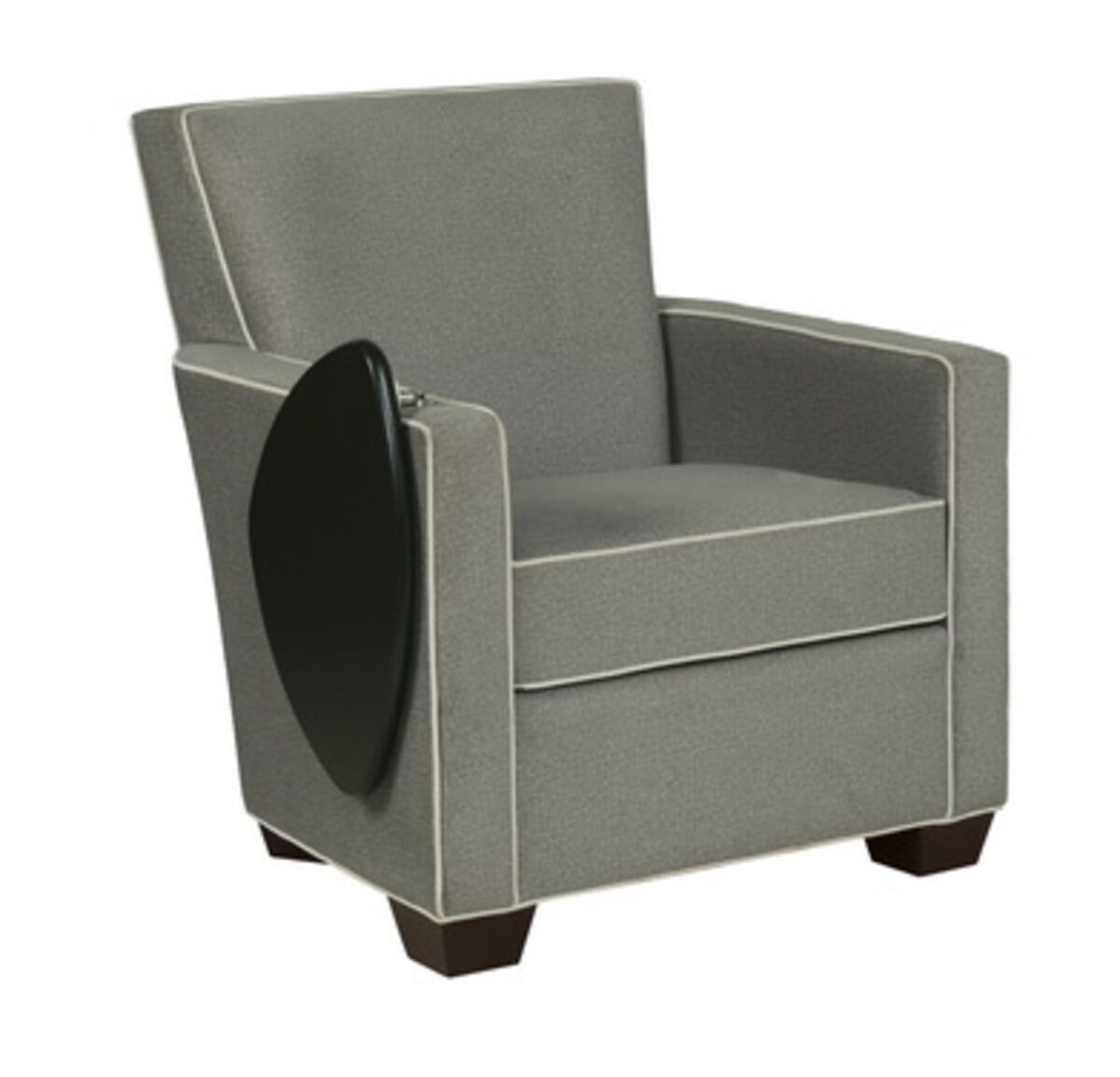 Craven Lounge Chair with Folding Tablet Dining Chairs| Fairfield Chair