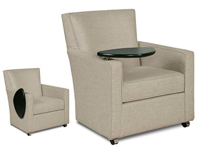Craven Lounge Chair with Folding Tablet & Front Ca - Al Rugaib Furniture