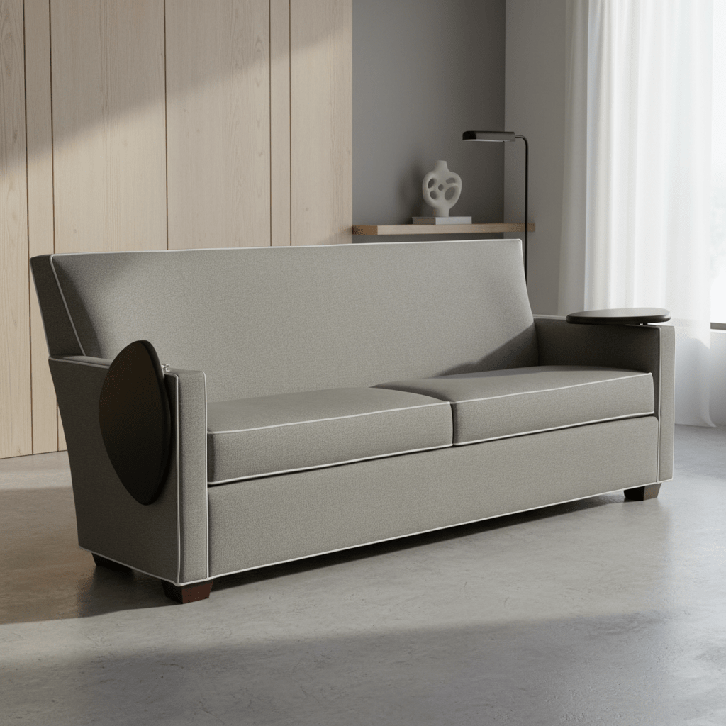 Craven Sofa with Folding Tablet Sofas & Loveseats| Fairfield Chair