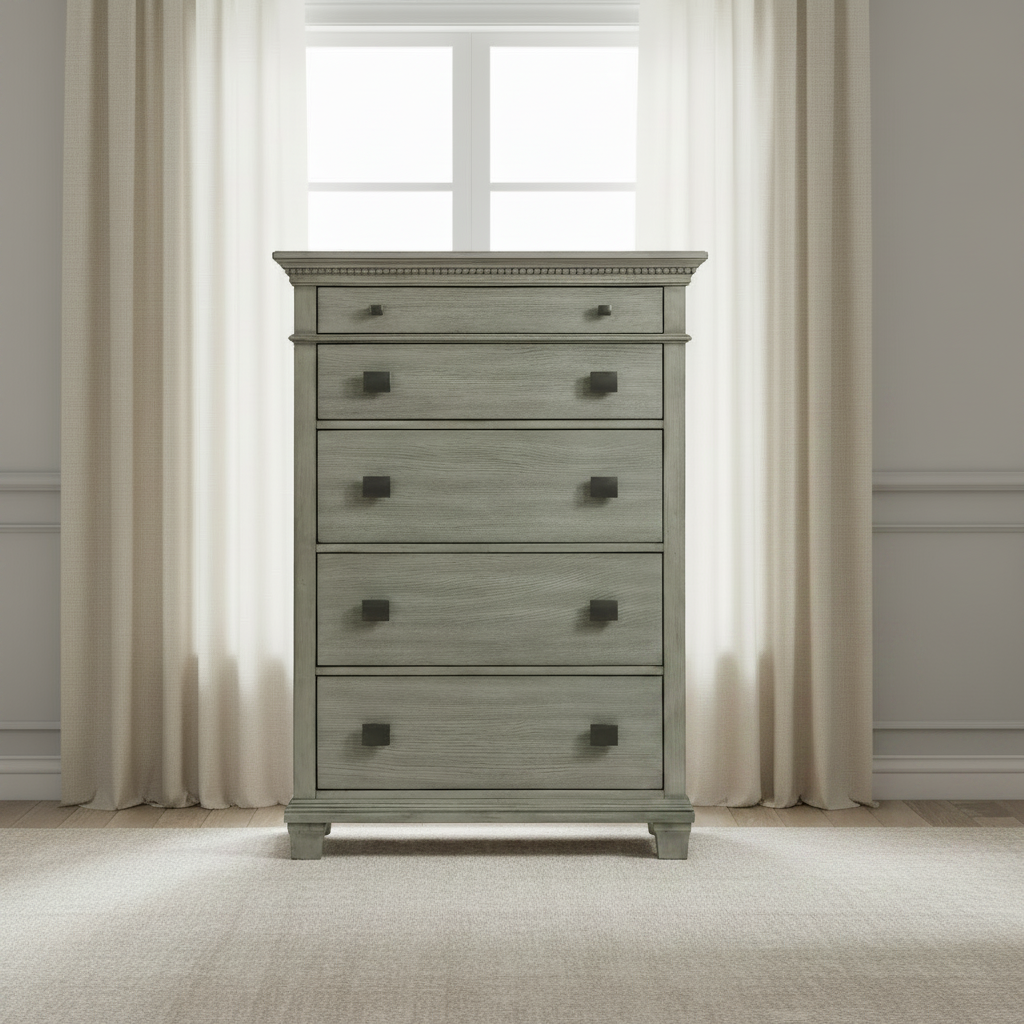 Crawford Grey Chest Roots Furniture