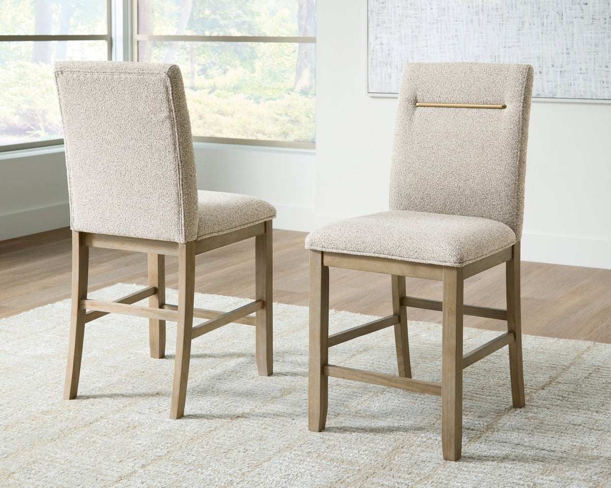 Crendlin Upholstered Barstool Counter Stools| Ashley Homestore