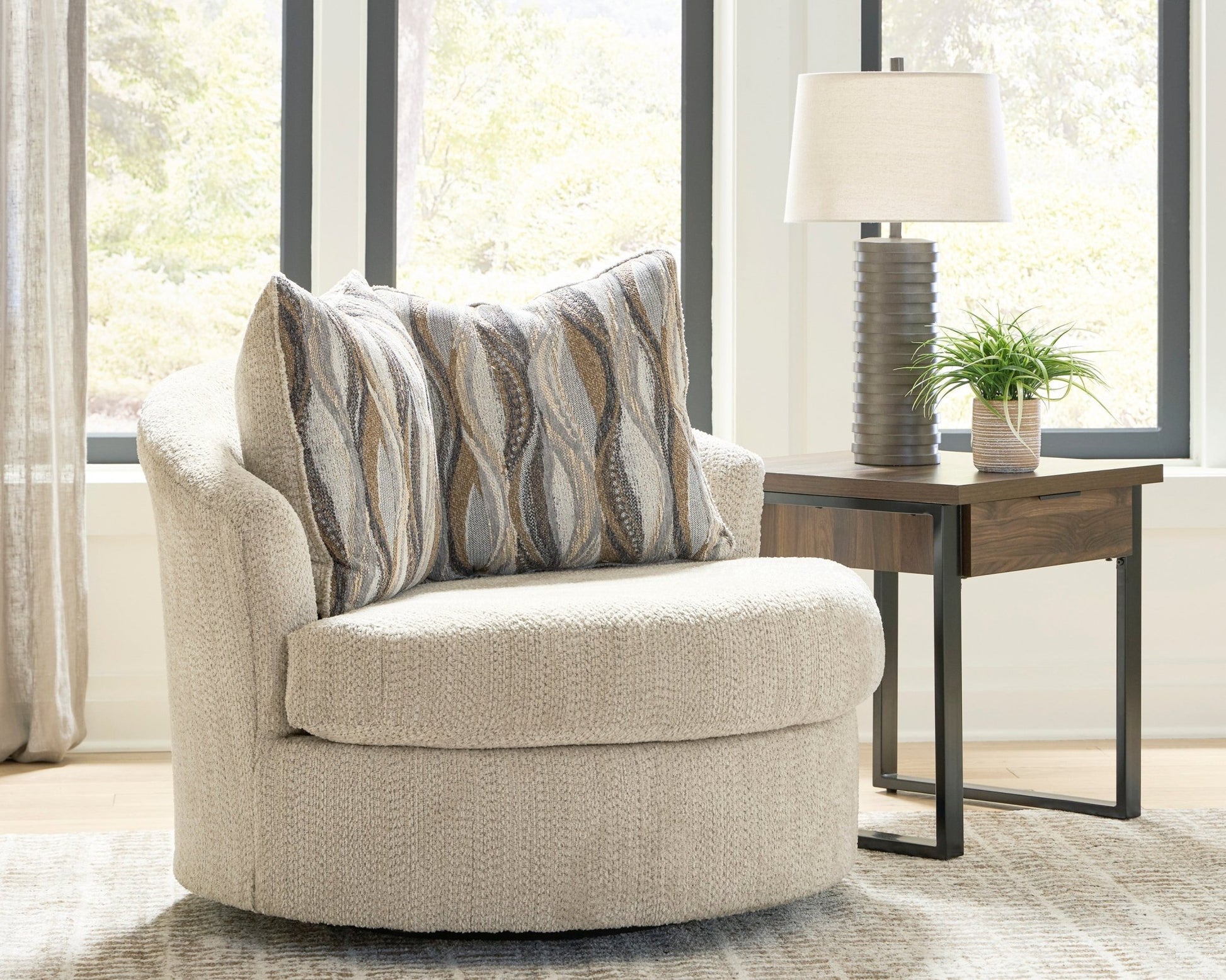 Crespino Swivel Accent Chair Chairs| Ashley Homestore