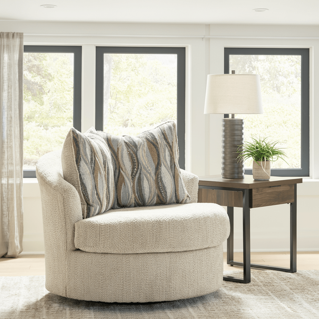 Crespino Swivel Accent Chair Chairs| Ashley Homestore