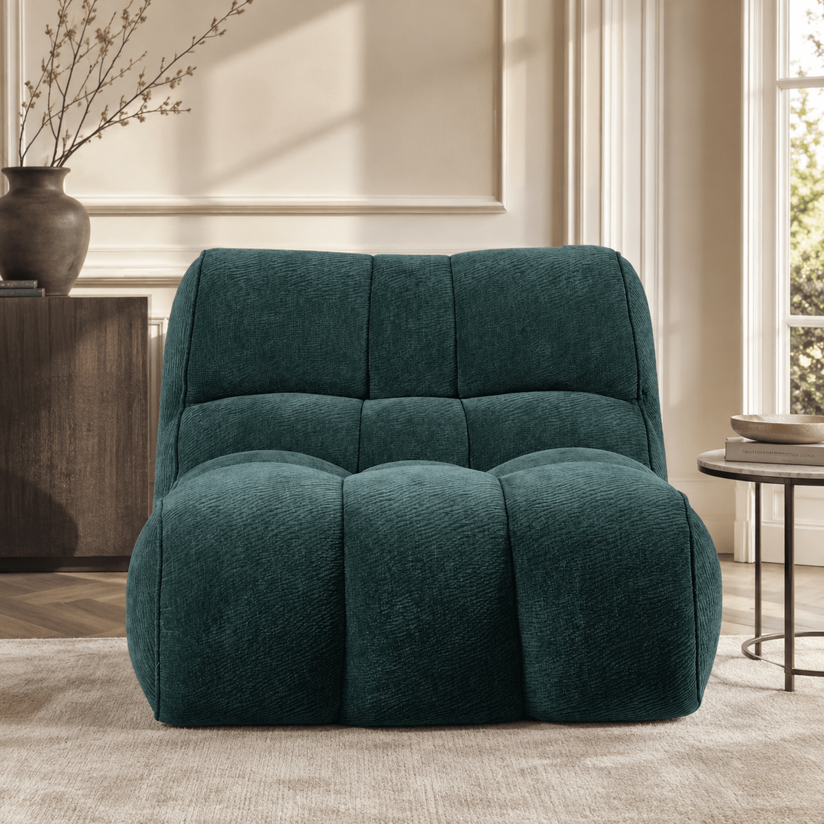 Crest Blue 1 Seater Chairs| Roots Furniture