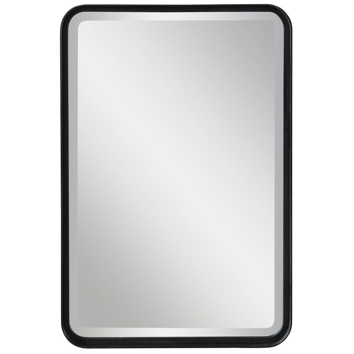Croften Black Vanity Mirror Mirrors| Uttermost