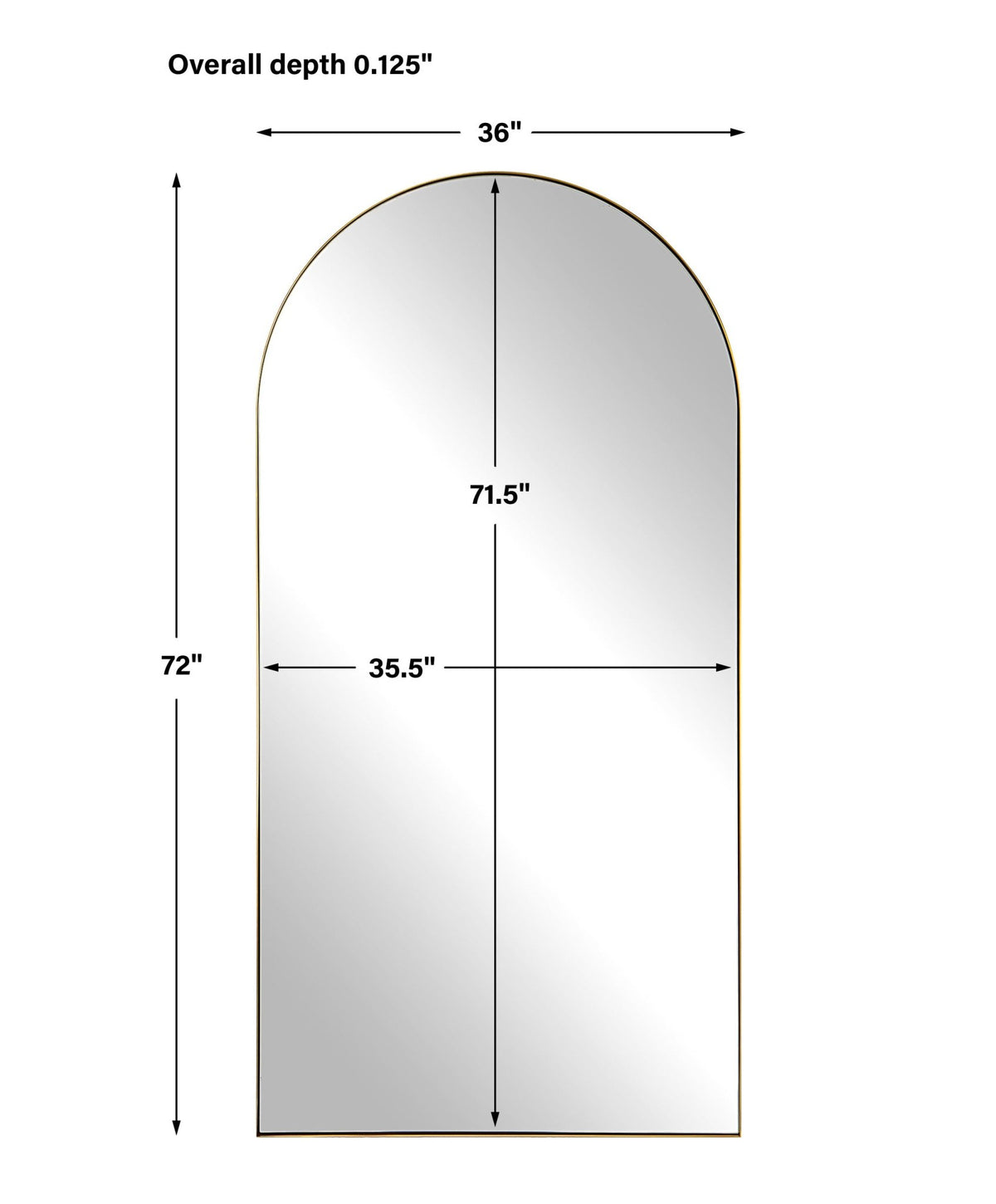 Crosley Arch Mirror Mirrors| Uttermost