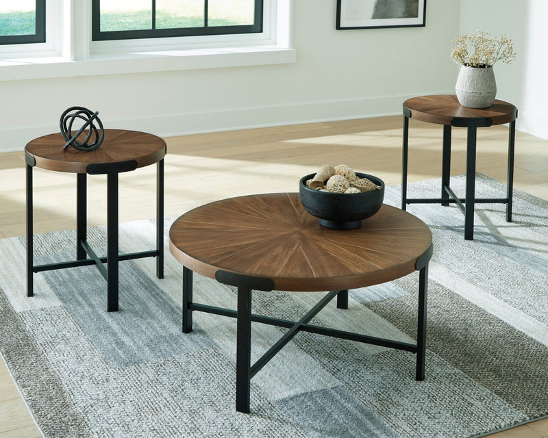 Crosstrail Occasional Table Set (3/CN) - Al Rugaib Furniture