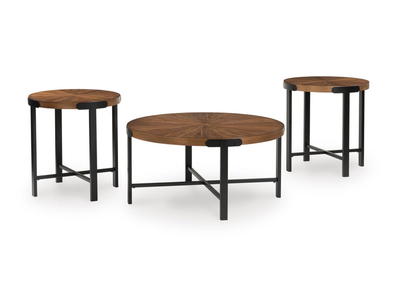Crosstrail Occasional Table Set (3/CN) - Al Rugaib Furniture